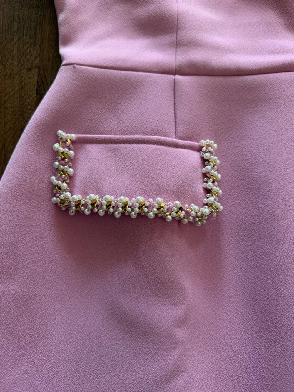 New Nadine Merabi Simone Pink Mini Dress - Picture 5 of 7